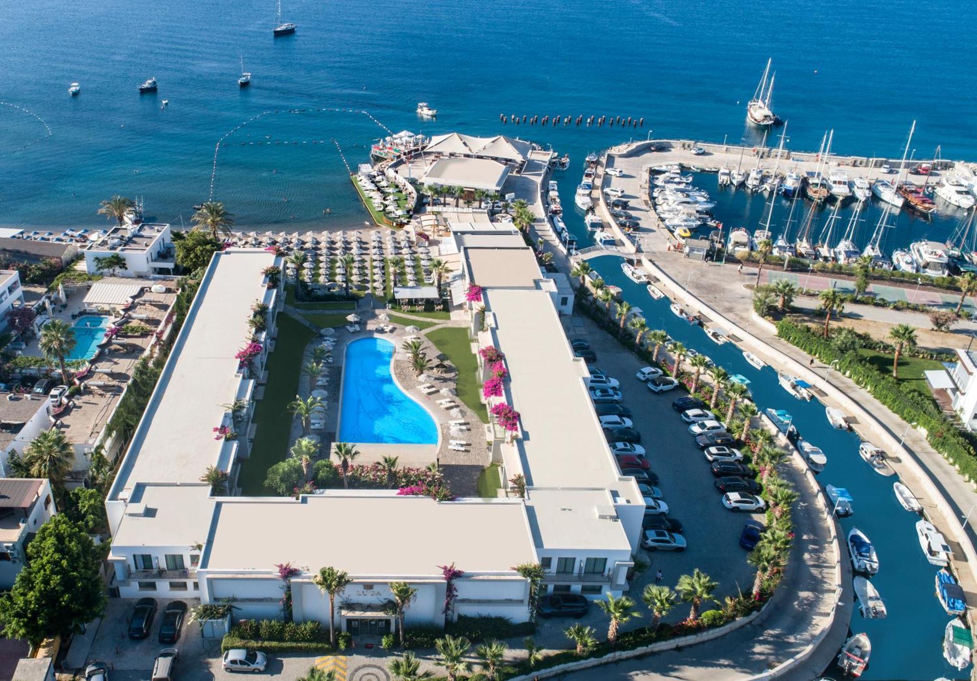 Lugga Boutique Hotel & Beach Ortakent Esterno foto