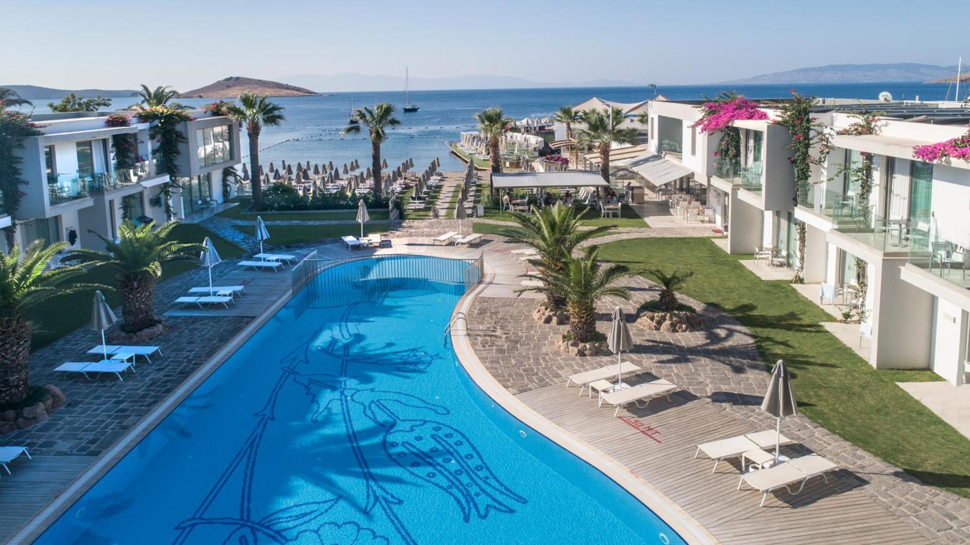 Lugga Boutique Hotel & Beach Ortakent Esterno foto